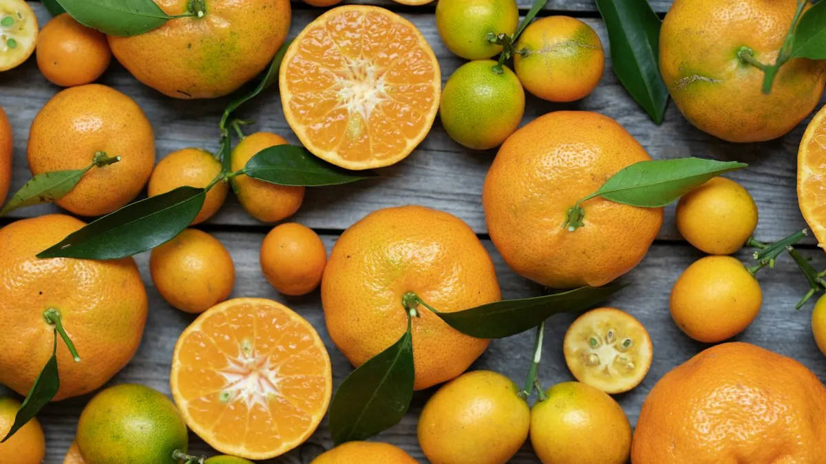Frische Zitrusfrüchte als Symbol für Vitamin C