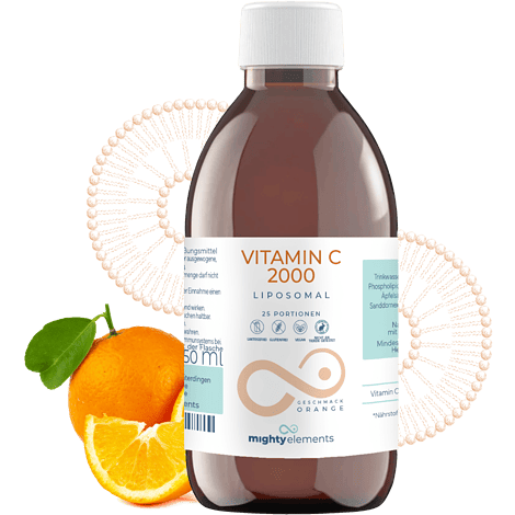 Vitamin C – Liposomales Vitamin C (2000 mg) vegan, mit Geschmack