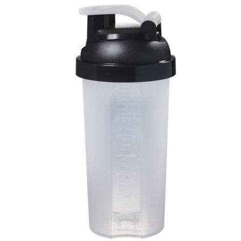 eiweiß protein sport shaker schwarz seite mighty elements