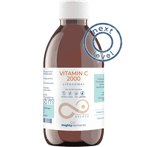Vitamin C – Liposomales Vitamin C (2000 mg) vegan, mit Geschmack