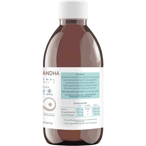 liposomales ashwagandha vitamin c