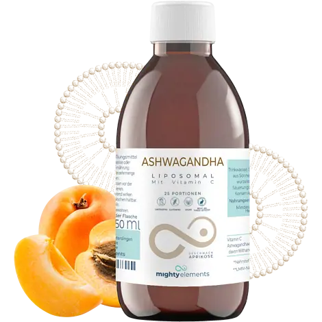 liposomales ashwagandha vitamin c mighty elements