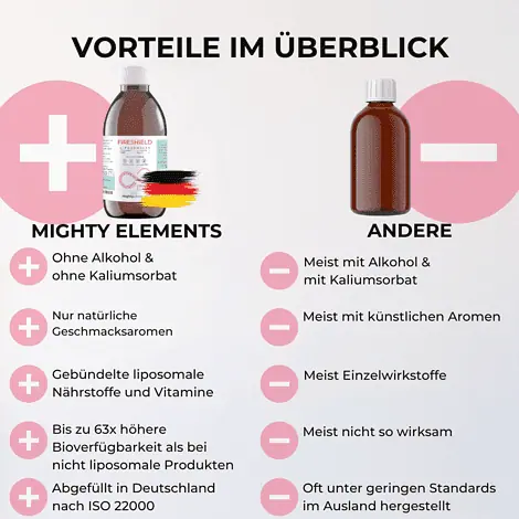 vorteile liposomales fireshield astaxanthin curcumin msm vitamin c