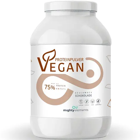 veganes proteinpulver schoko mighty elements