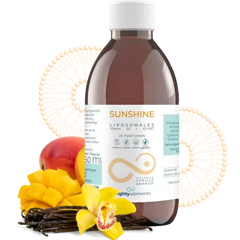 Sunshine – Liposomales Vitamin K2 (200 µg), Vitamin D3 (125 µg)