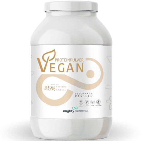 veganes proteinpulver vanille mighty elements