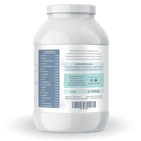 veganes proteinpulver vanille mighty elements