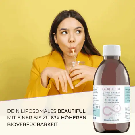 flüssiges beautiful coenzym q10 hyaluron biotin zink vitamin c folsäure