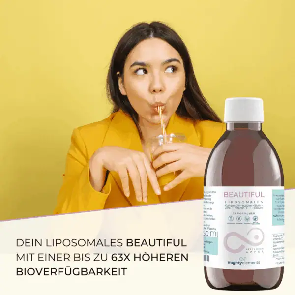 flüssiges beautiful coenzym q10 hyaluron biotin zink vitamin c folsäure
