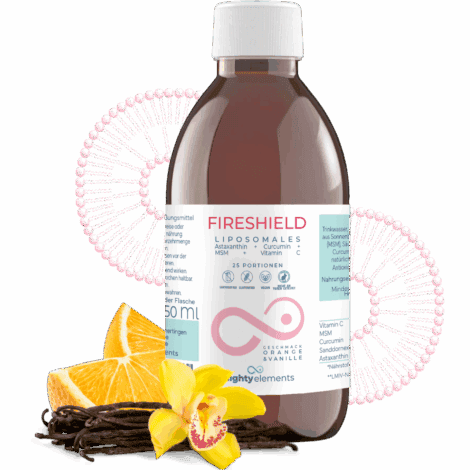 liposomales fireshield astaxanthin curcumin msm vitamin c mighty elements