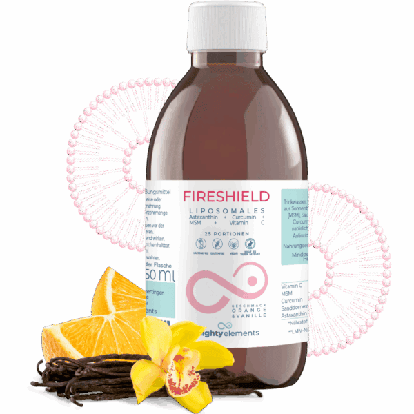 liposomales fireshield astaxanthin curcumin msm vitamin c mighty elements