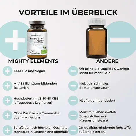 vorteile veganes probiotikum mightybiotics pulver mighty elements