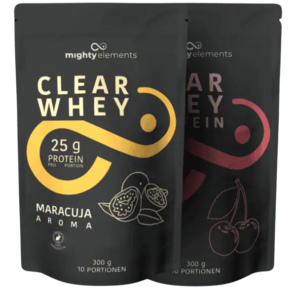 vegetarisches clear whey protein pulver mighty elements
