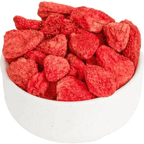 Ganze gefriergetrocknete Erdbeeren 200g (MHD 30.07.2025)