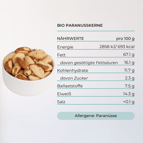 bio paranuss kerne snack mighty elements nährwert