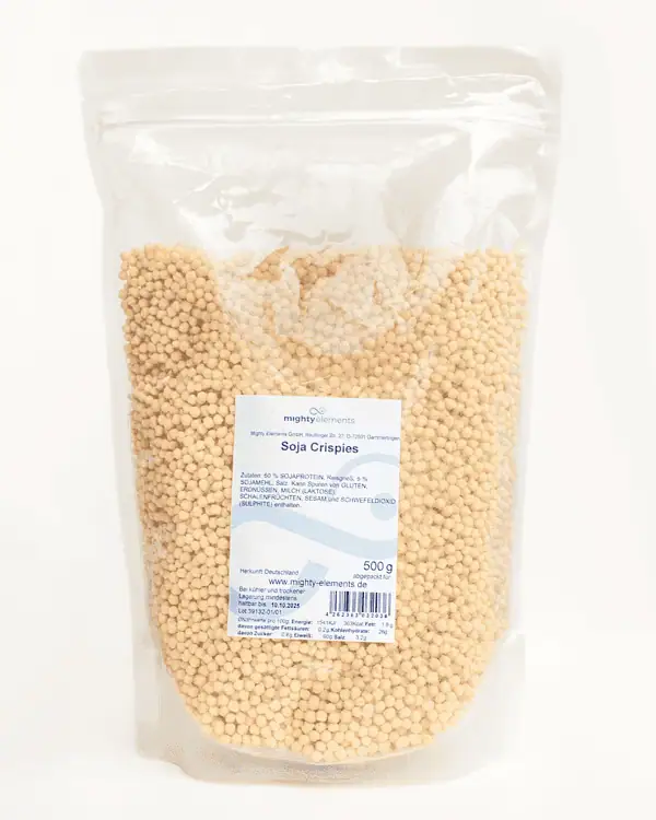 soja crispies snack mighty elements verpackung