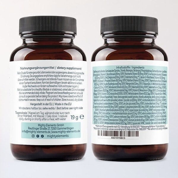 Multivitamin & Mineralien Kapseln - Liposomale Vitamine A, B, C, D3, E, K2 + Mineralien | 30 vegane Kapseln – Bild 8