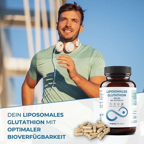 Glutathion Kapseln - Liposomales L-Glutathion (400 mg), Zink (2 mg) | 60 vegane Kapseln – Bild 7