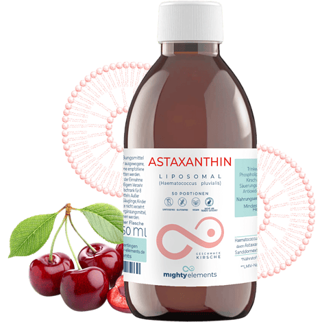 Astaxanthin – Liposomales Astaxanthin 8 mg, vegan, alkoholfrei, 50 Portionen (MHD 24.06.2026)