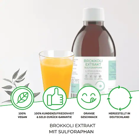 Brokkoli - liposomales Brokkoli-Extrakt (400mg) vegan, ohne Alkohol – Bild 3