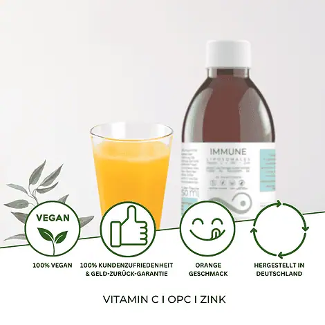 Immune - Liposomales Vitamin C (1000 mg), OPC, Zink (15 mg) – Bild 3