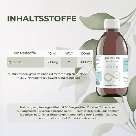 Quercetin - Liposomales Quercetin (300 mg) vegan – Bild 2
